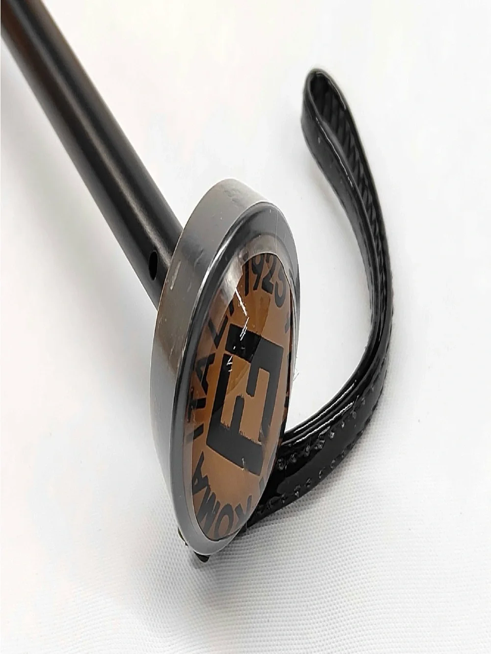 Fendi Orange & Brown Logo Umbrella